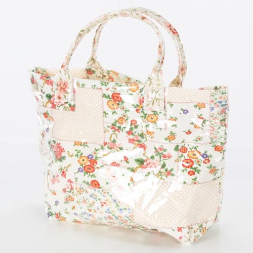 Image of PVC Tote Bag for Women Waterproof Plastic Jelly Tote Letter Print Hobo Handbag for Travel, Gift