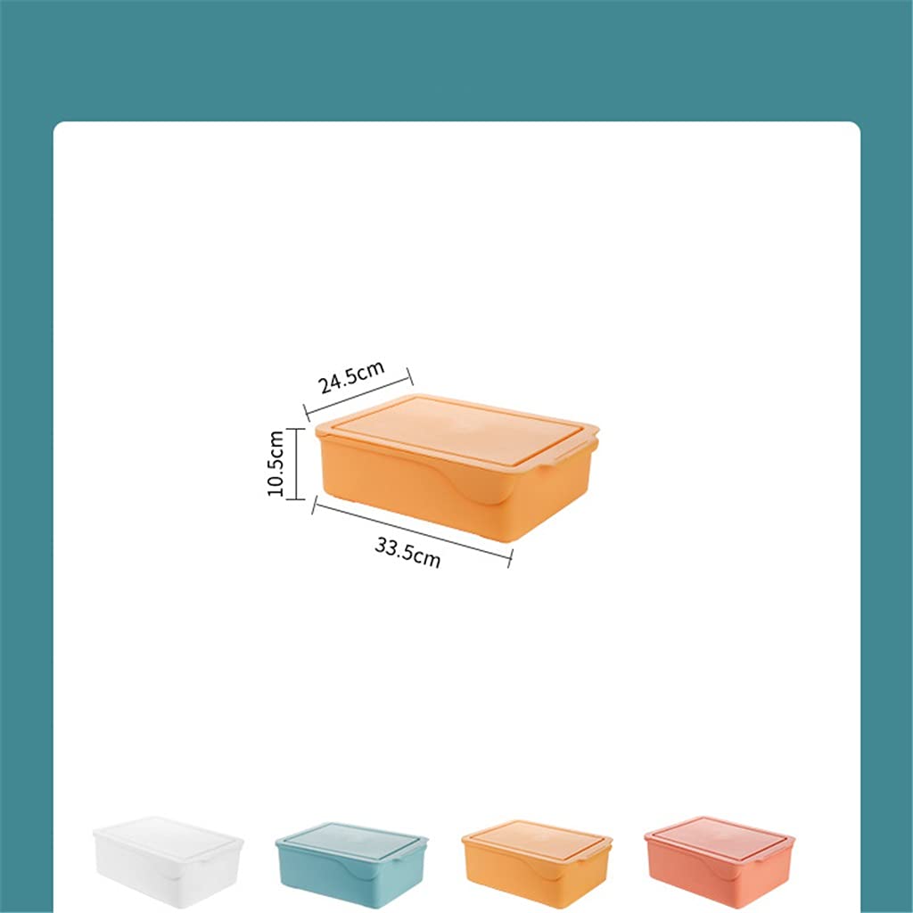 Organizer per Armadio a 10 Griglie per Calze Scatola portaoggetti per Biancheria Intima separata per la casa Organizzatore per cassetti Reggiseno per Vestiti (B 10,5 * 24,5 * 33,5 cm)