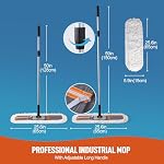 CLEANHOME 24" Commercial Dust Mop for Floor Cleaning - Image 3