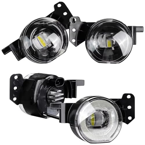Feu brouillard pour BMW E46 E60 E90 525i 325i avec lampe LED et œil d'ange blanc bleu - 7