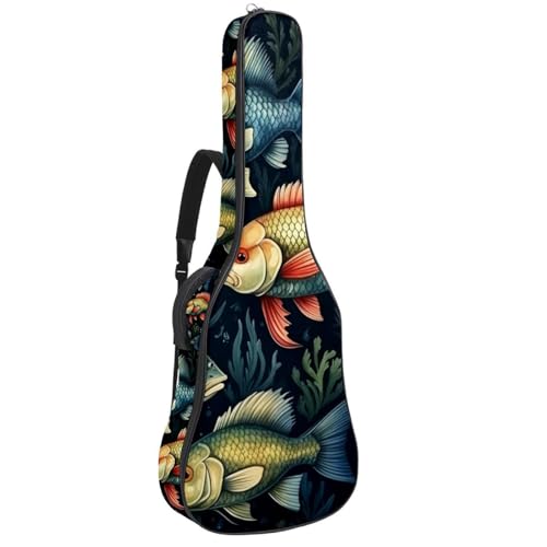 Housse guitare imperméable 109 cm avec double poche de rangement
