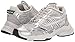 Ash Women's Race Fashion Sneaker-Stylish, Comfortable, Lightweight Casual Shoe, Silver/Pearl, 5