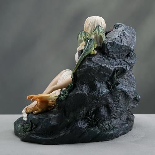 Figura Decorativa Resin Reina Dragones 16.5 cm miniatura 6