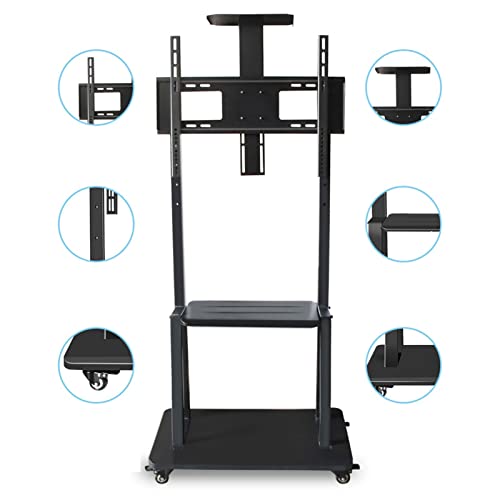 Soporte móvil universal para TV de piso 32-65 pulgadas miniatura 6