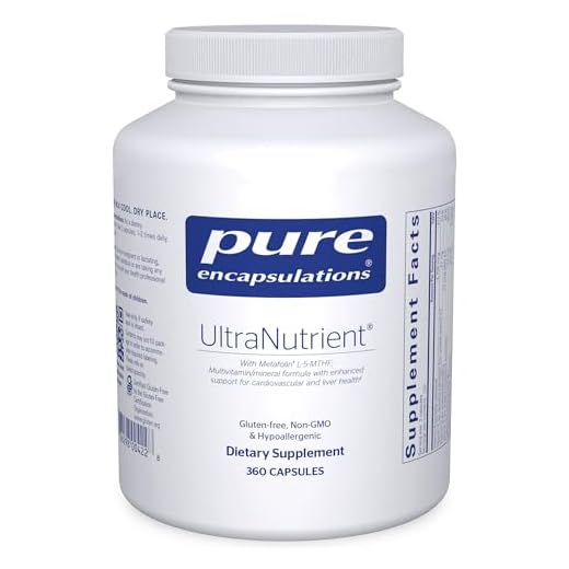 Pure Encapsulations UltraNutrient | Multivitamin Supplement to Support Liver, Cardiovascular Health, and Antioxidants* | 360 Capsules