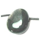 Jedes Stück ist einzigartig. Amaryllis Trommelstein gebohrt Heliotrop 2 cm