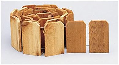 Greenes 120 in. L x 6 in. H Cedar Natural Lawn Edging