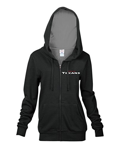 Team Apparel NFL Women's Full Zip Fleece Hoodie with Pouch Pocket