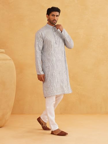 Sojanya (Since 1958 Men'S Pure Cotton Designer Only Long Kurta2