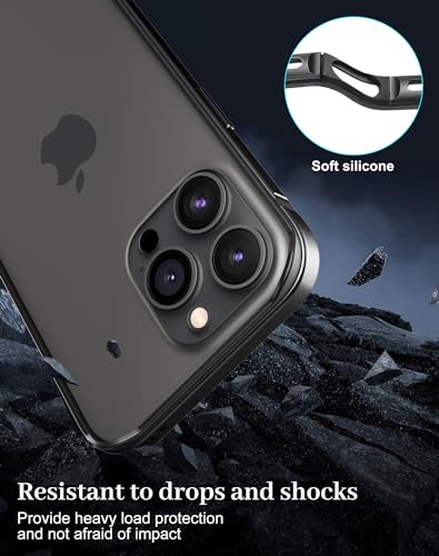 Coque iPhone 15 Pro antichoc métal résout le risque de casse de l'écran - 6