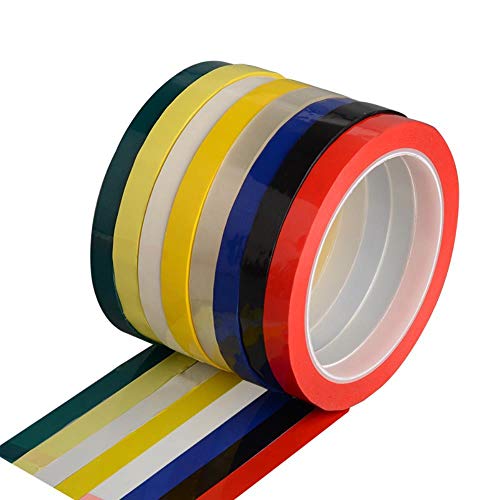 ASDFGH 50M Desktop Positioning Tape Marking Tape,Green,3Mm