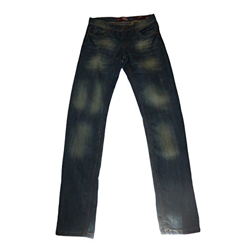 Jeans garçon bleu 10 ans souple et robuste en coton pour le quotidien