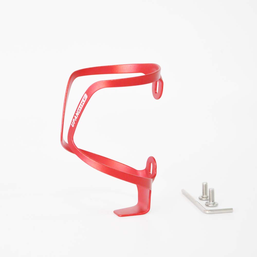 UPANBIKE Bicycle Bottle Cage Aluminum Alloy Ultralight Drinking Bottle Holder Cup Holder for MTB Road Bike,Red - Image 2