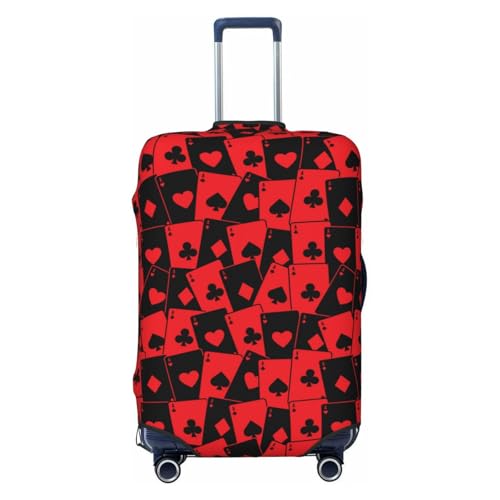 Luggage Cover Protector Suitcase Cover - Playing Cards Soft Fashion Uitcase Cover for Luggage