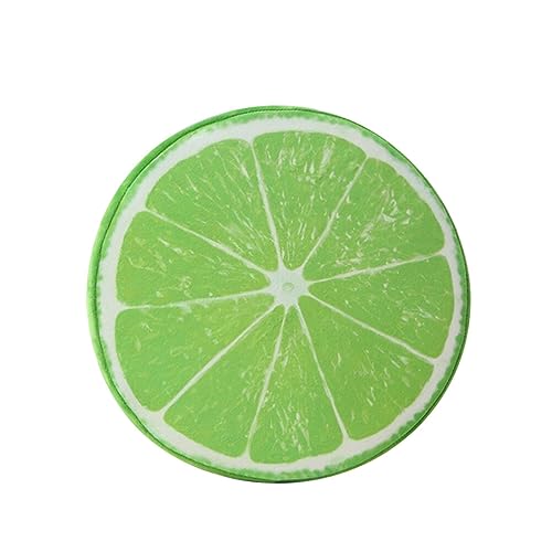 GALPADA Accent Pillows Orange Orange Pillow Round Pillow Fruit Pillow Seat Pillow Watermelon Piercing Pillow Couch Pillows Pillow Body Children's Mat 3D