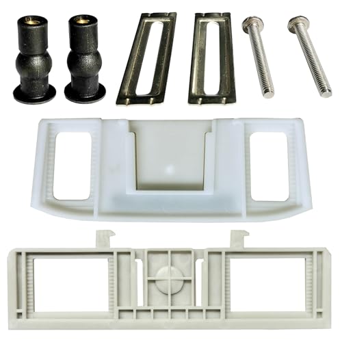 XCQQ Fixing Plate with Rubber Expansion Bolts, Adjustment Sheets, Screws