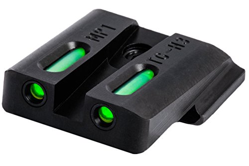 Truglo Tfx Handgun Sight | Durable Shock-Resistant Compact Brightly Glowing Tritium & Fiber-Optic Xtreme Day/Night Sight, Compatible With Smith & Wesson M&P Handguns #TOP2