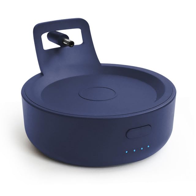 AEsmart - 5200mAh ßаttеrу Base for Echo Dot 4 4th Gen Smart ALEXAs Speaker Portable Rechargable ßаttеrу Pack for Dot (4th gen) Stand Holder (Blue Echo Dot 4 5th)