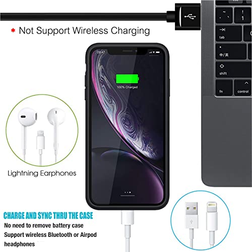 Zueus ZUEUS3 Battery Case For Iphone Xr , Upgraded 7000Mah Ultra-Slim Rechargeable Portable Charging Case Compatible For Iphone Xr thumb #5