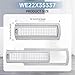 WE22X35337 Washer Dryer Lint Screen Cover Grid And Lint Filter Slide Guide Assembly,Compatible with GE&Hotpoint Dryer Replacement for WE01X25915 WE01X25914