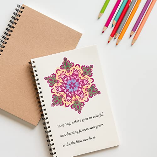 Estivaux 4 Pcs Datura Flowers Background Clear Stamps For Card Making And Journaling, Vintage Flowers Silicone Stamps Mandalas Flowers Rubber Stamps For Scrapbooking Diy Cards Album Crafts Supplies #TOP4