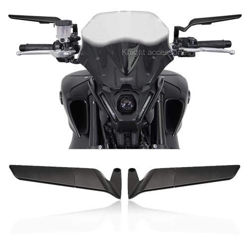 YADISI MT07 MT 07 2021 2022 Motorcycle Rear Side View Mirrors Rearview Mirror For YAMAHA MT-09 MT09 2020-2023 MT 09 SP 2021-2023 MT-07, black