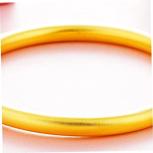Bracelet Laiton Plaqué Or de style ancien, l'éclat du sablage - 4