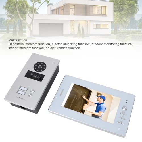 de Intercomunicação de Vídeo Com Fio, Kits de Câmera HD de Interfone de Vídeo Com Fio Suporte para D