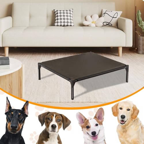 Lit surélevé pour chien extérieur plateforme de repos imperméable chiot et grand chien