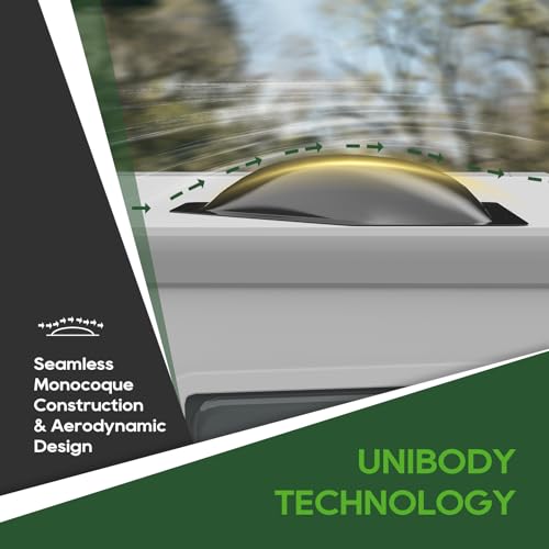 Image of RVGUARD RV Skylight Replacement, 11 inch x 24 inch Outer Dimension Skylight Fits All Standard 8 inch x 20 inch Openings, RV Skylight for Camper Trailer Fifth Wheel Truck, UV Resistant, Impact Resistant, Black