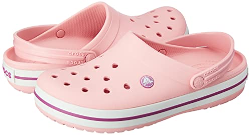 Image of Crocs Crocband Pearl Pink /Wild Orchid Clog-(11016-6MB)-4 UK Men / 5 UK Women (M5W7)