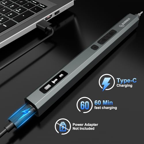 Image of STREBITO 144-Piece Upgraded Electric Screwdriver, Max 0.7 N.m, 120 Magnetic Bits, 5-gear Torque Adjustment, Precision Screwdriver Set, Repair Tool Kit for Tech, Electronics and PC