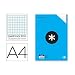 Liderpapel Recambio A4 100 Hojas 100 g/m² Cuadro 5 Mm 4 Taladros...