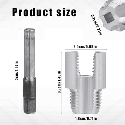 Miniatura 2 de Boxob Kit Roscado Tubos De Pvc 2 En 1, Herramienta Integrada Para Roscado Interno Y Externo Tubos De 1 2 Taladro Eléctrico Y Cortador Acero Tungsteno Para Reparaciones Domésticas