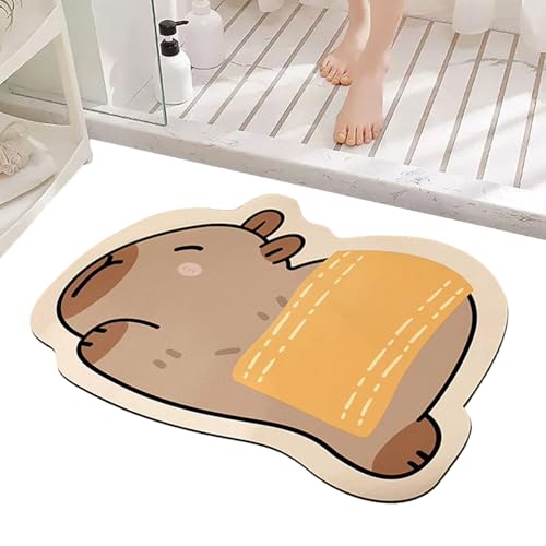 Eventerde Alfombra de Baño Absorbente - Alfombrilla Antideslizante Y Absorbente para Bañera - Felpudos para Suelo de Guardería Apartamento Lavandería