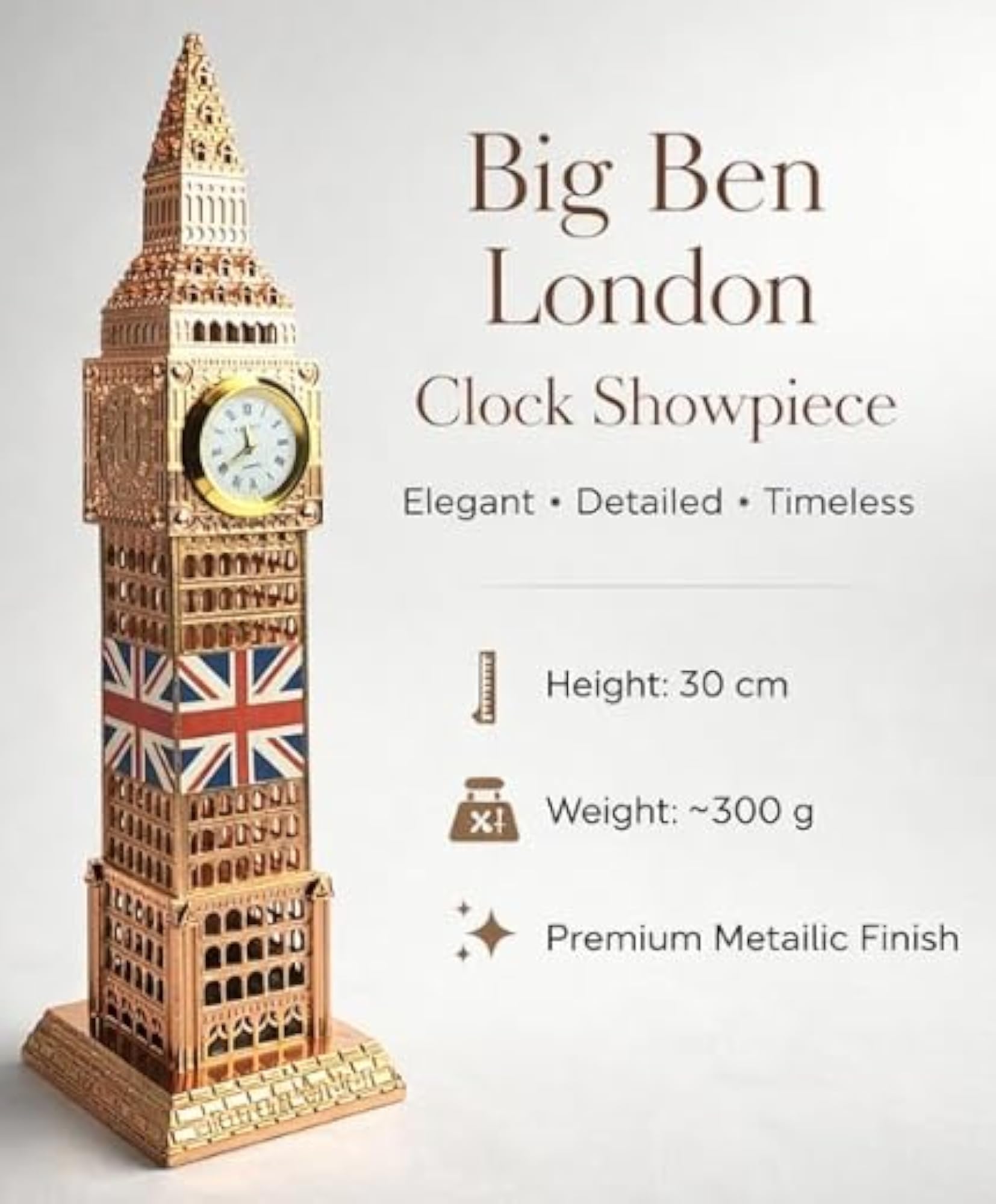 Big Ben London Clock Showpiece with Working Clock
