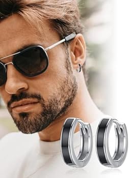 TANGPOET Hoepel Oorbellen 925 Sterling Zilver Gouden Sleeper Oorbel Hypoallergeen Huggie Oorbellen Verjaardag Sieraden Cadeaus voor Mannen Vrouwen, 12mm