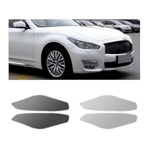 Película protectora para faros de TPU con efecto negro transparente para Q70 2015-2019 2