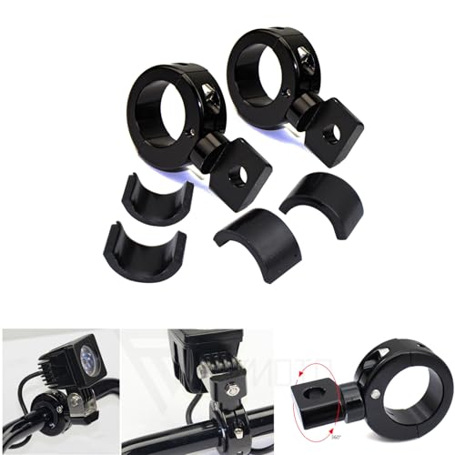 FVMOTO 360°Adjustable Universal Motorcycle, ATV, 1-1/4