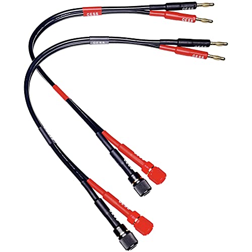 Cess-030-1F Fok Spade To Banana Plugs, Banana Plug Female To Male - 2 Pack #TOP16