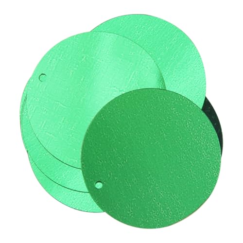 ECYC Ltd 40 Pcs 30mm Round Loose Sequins for Crafts, Flat Round Sequin Paillettes PVC Craft Round Sequins Embroidery Sequins Beads for DIY Garment Embroidery, Sewing, Arts Crafts, or Jewelry Making