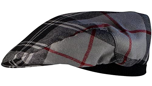 Casquette plate tartan Moffat I LUV LTD en laine écossaise traditionnelle