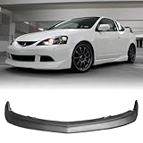 MagicDrift Front Bumper Lip Chin Spoiler, Compatible with 2005-2006 Acura RSX, MU Style Flexible Polyurethane(PU) Front Lower Splitter Protector, Unpainted Black, 1 PC