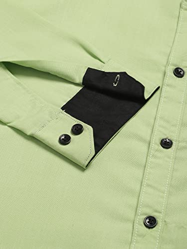 Image of Majestic Man Slim Fit Solid Cotton Blend Formal Shirt for Men