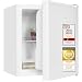 Exquisit Mini Kühlschrank | 40 l Nutzinhalt, Energieeffizienzklasse E, 39 dB Geräusch, manuelle Temperaturregelung, elektromechanisches Thermostat, 2 Türablagen | KB505-V-040E weiss