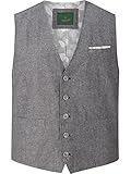 Charles Colby Herren Weste Duke Daniel schwarz 2XL (XXL) - 62