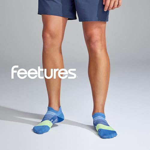Image of Feetures Elite Light Cushion Mini Crew Sock - Sport Sock with Targeted Compression