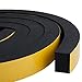 Adhesive Insulation Soundproofing Foam Tape, Weather Stripping for Doors and Window High Density Foam Seal Tape,Total 13 Feet Long (1 Inch Wide X 3/4 Inch Thick,2 Strips of 6.5Ft Long Each)