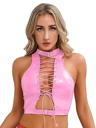 Damen Corset Top Mit Push-Up Effekt - Spaghettiträger Bustier Für Club & Party