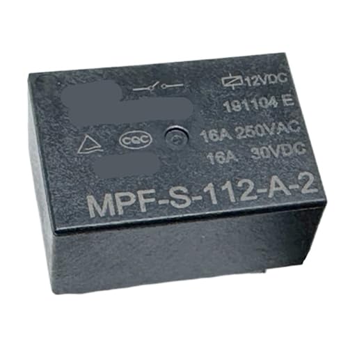 Relé MPF-S-112-A-2 12V 16A 4 pines para componentes de automoción y electrónica